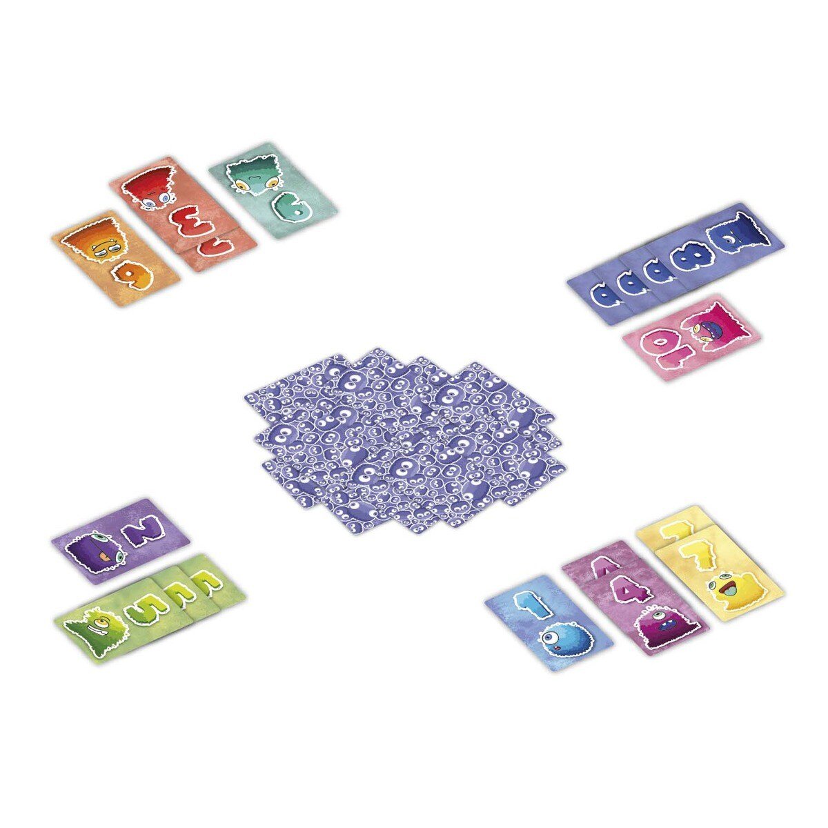 Partida de Pelusas con las cartas extendidas