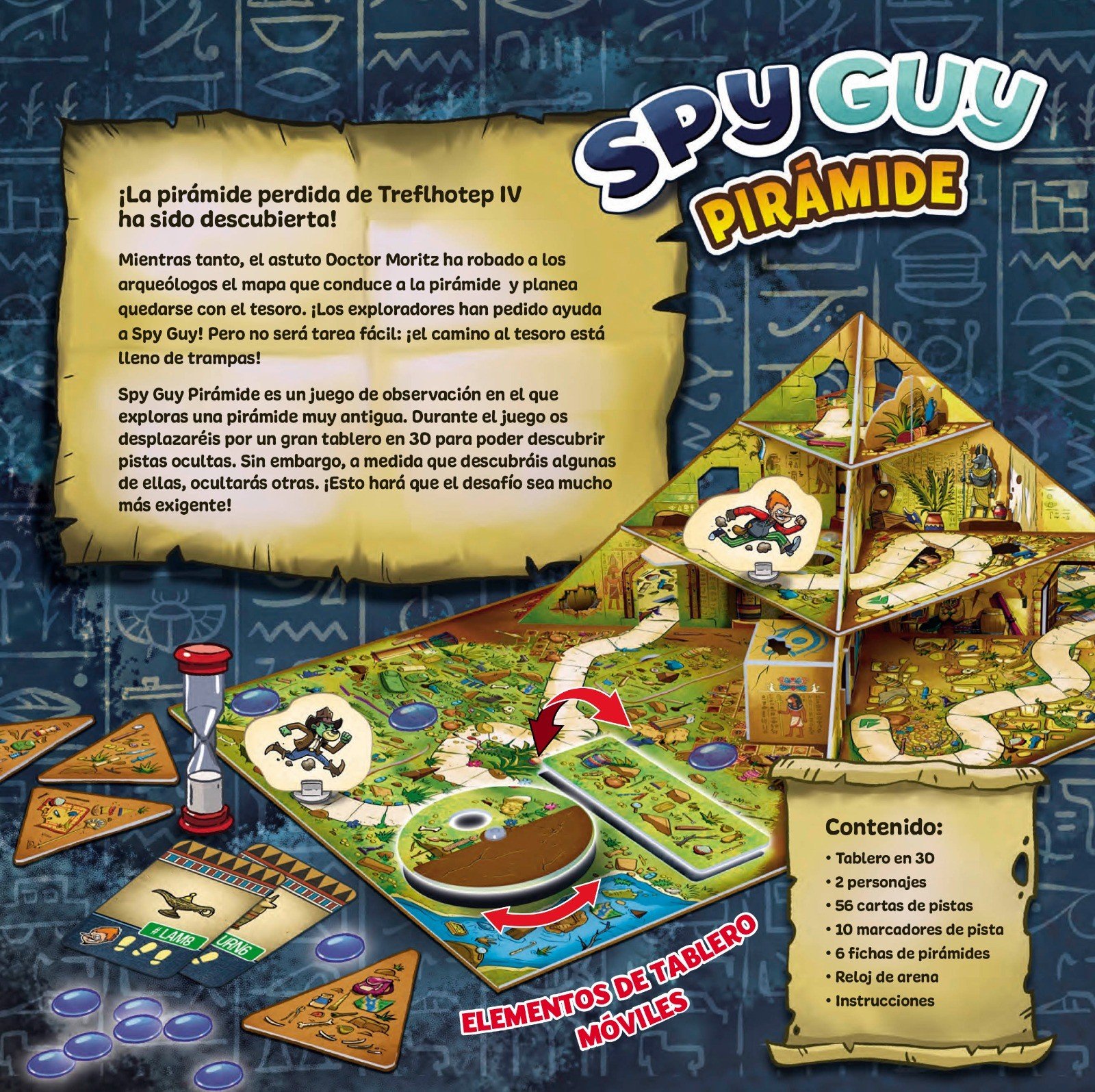 Componentes oficiales de Spy Guy Pirámide