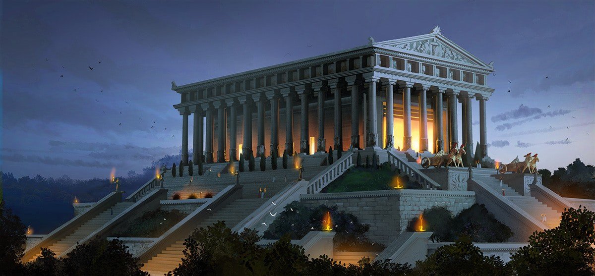 7 Wonders desplegado con sus componentes de juego