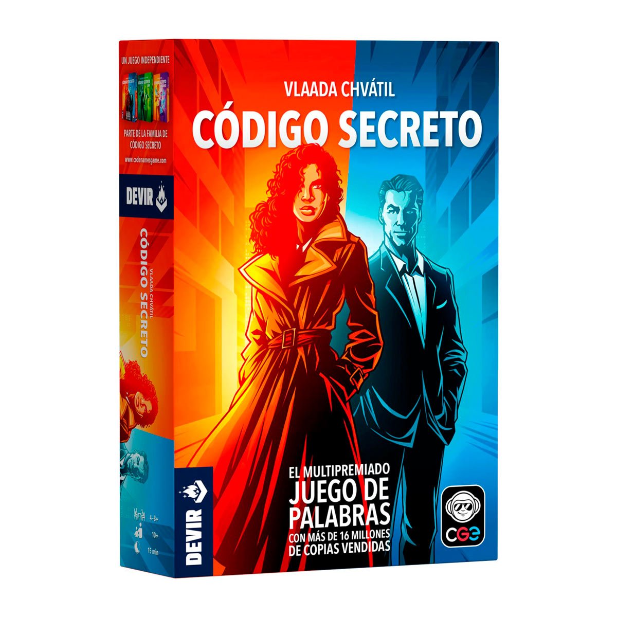 Caja de la edición española de Código Secreto