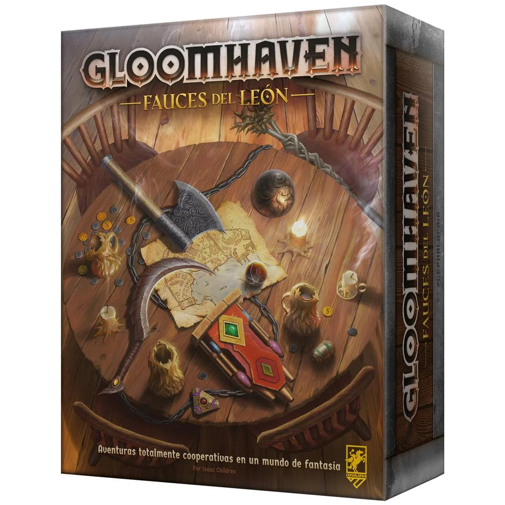 Caja española de Gloomhaven Fauces del León