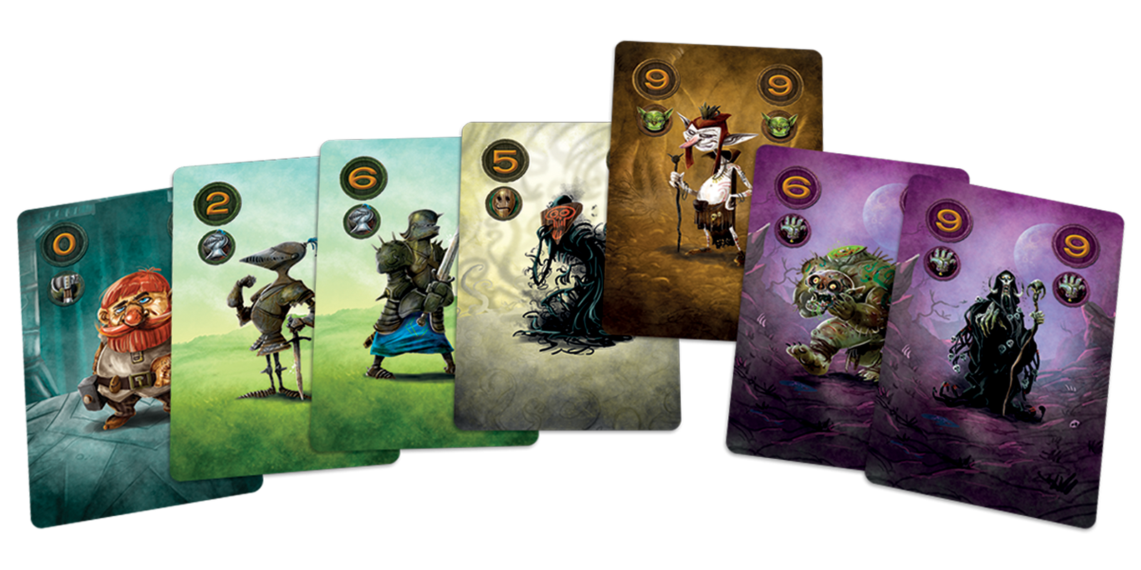 Cartas de las cinco facciones de Claim