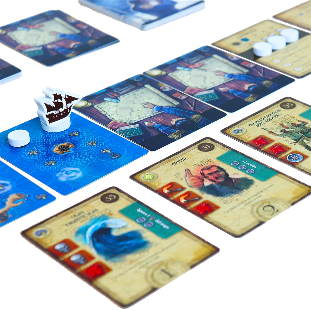 Componentes oficiales del juego de mesa Adamastor