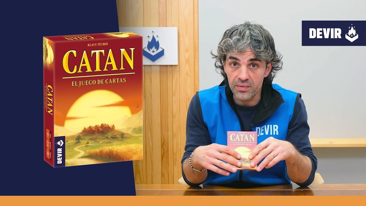 Cartas y construcciones de Catan: El juego de cartas preparadas para jugar