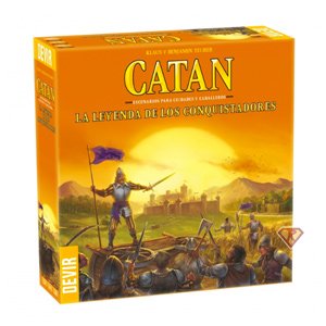 Caja oficial de CATAN La Leyenda de los Conquistadores