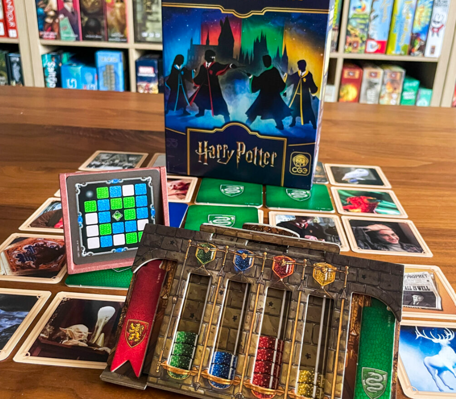 Cuadrícula de Código Secreto Regreso a Hogwarts con palabras e imágenes