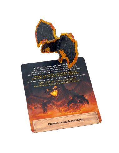 Carta y criatura final de ¡Escapa! La Mazmorra de las Sombras