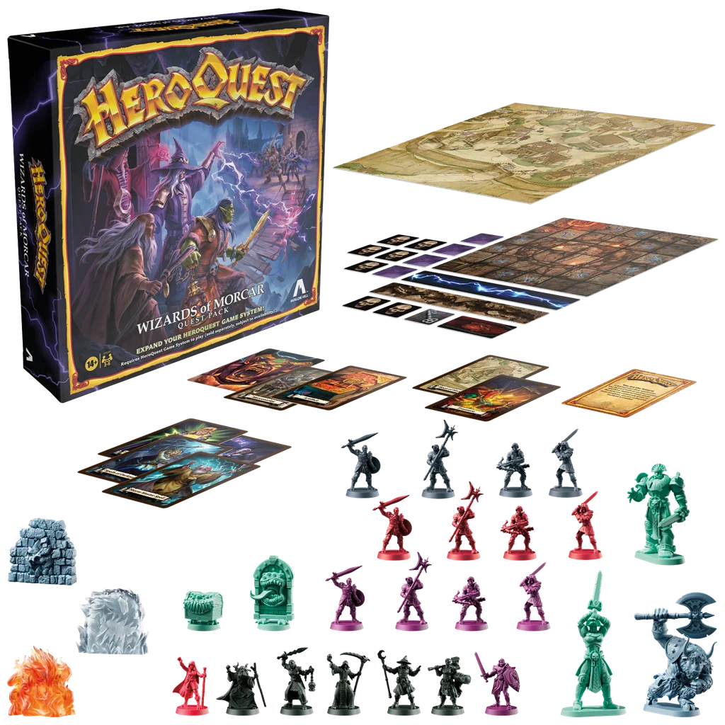 Componentes de HeroQuest: Hechiceros de Morcar