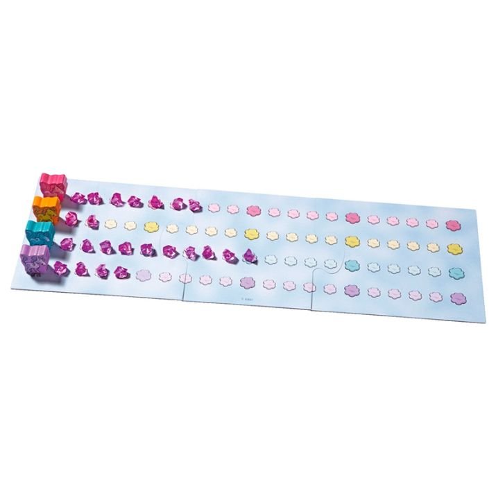 Tablero, unicornios y cristales de Unicornio Destello
