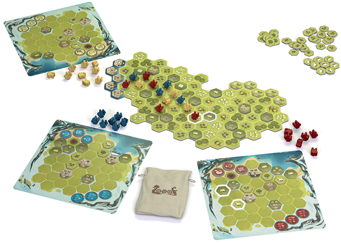 Tableros, fiordos, vikingos y recursos de Looot preparados para jugar