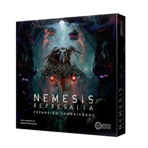 Caja en español de la expansión Nemesis Represalia Sangrívoros