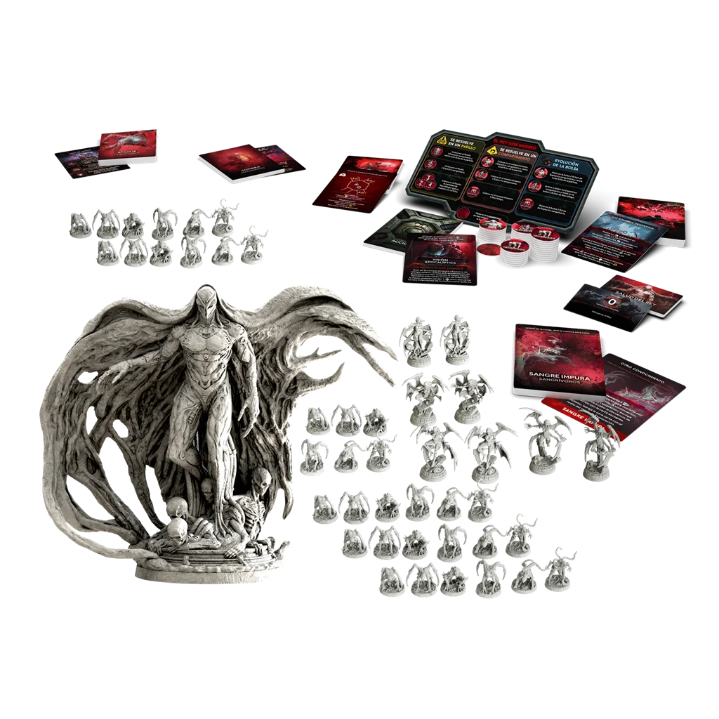 Miniaturas, cartas y fichas en español de Nemesis Represalia Sangrívoros