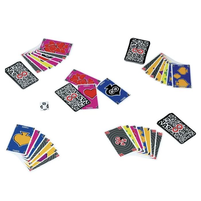 Partida de Papayoo con varias manos de cartas