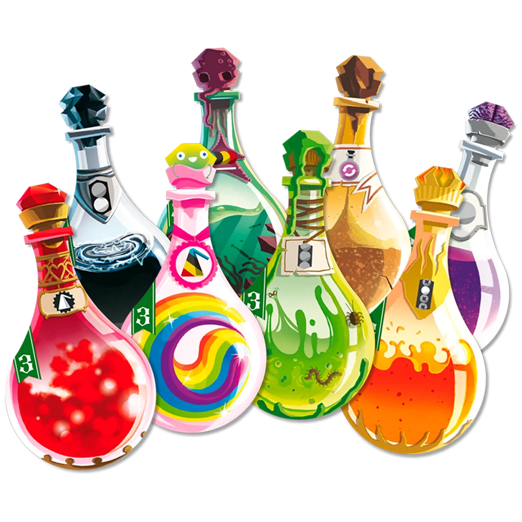 Pociones de colores de Potion Explosion