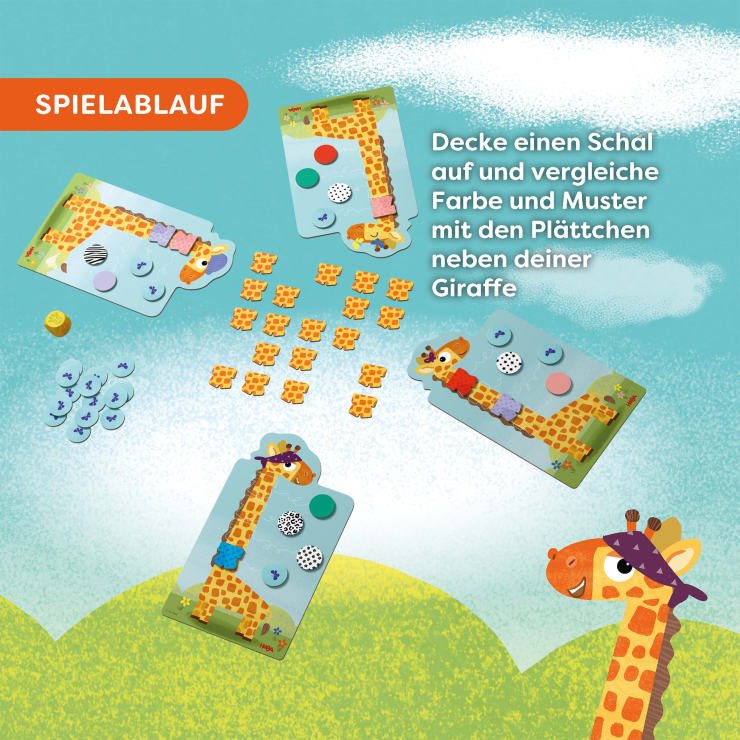 Partida de Style Safari con jirafas vestidas con pañuelos