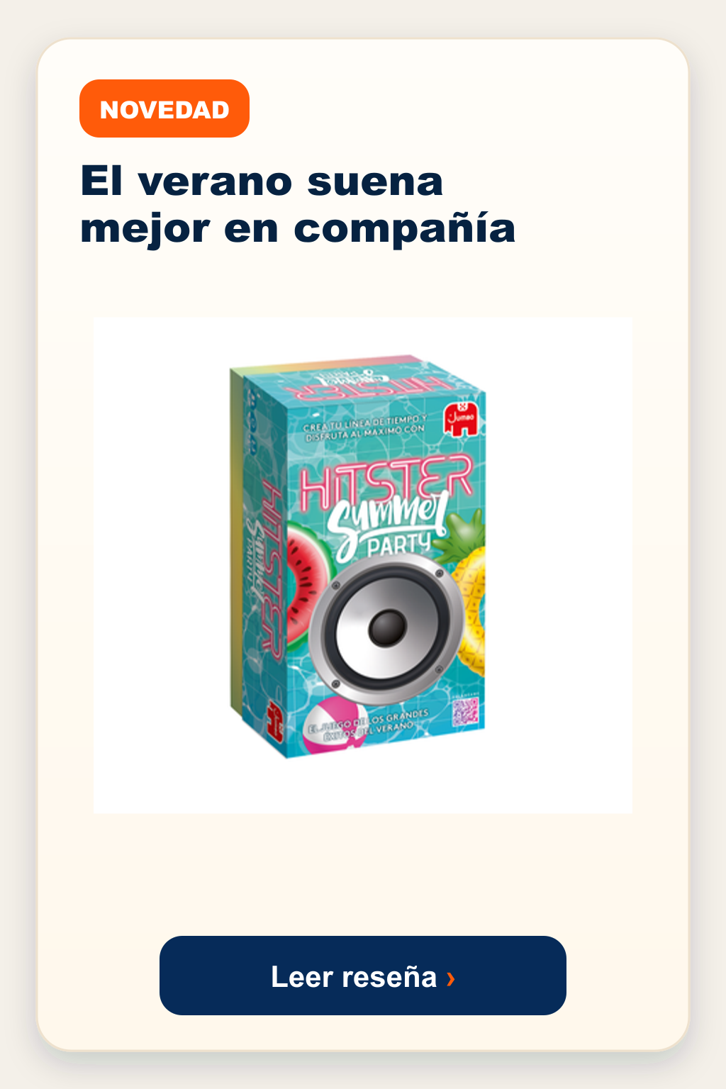 Novedad: Hitster Summer Party, el verano suena mejor en compañía