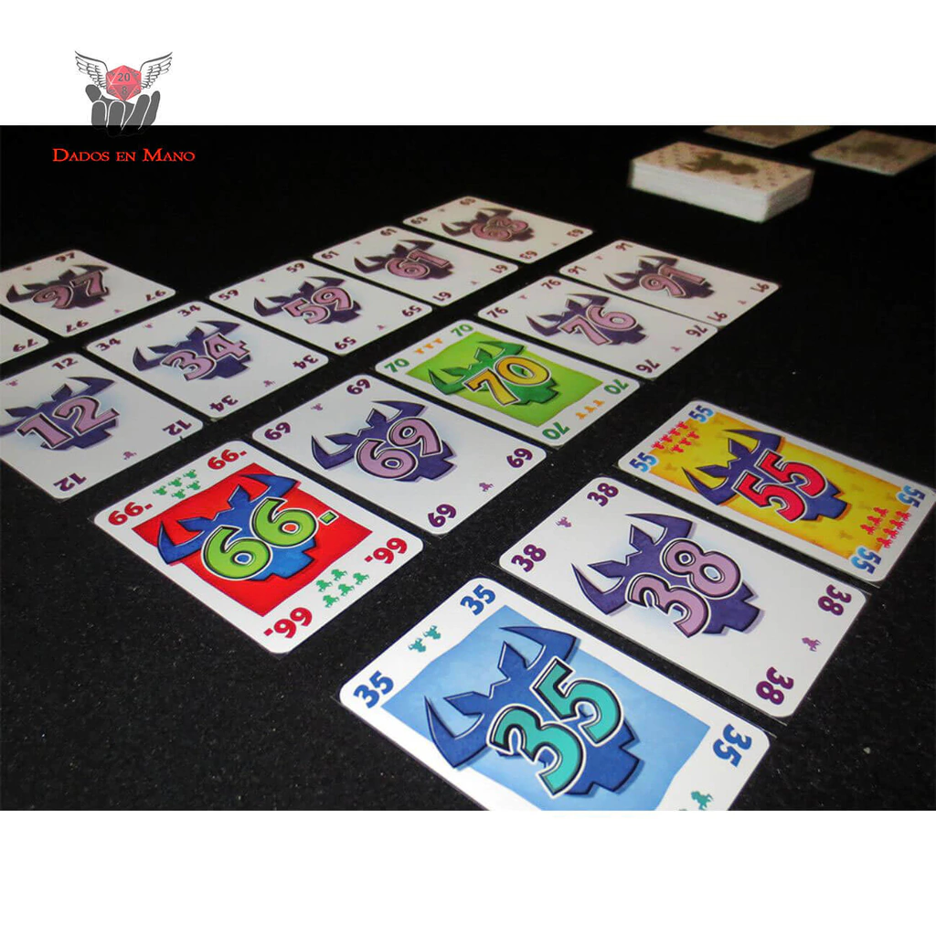 Partida de Toma 6 con varias filas de cartas