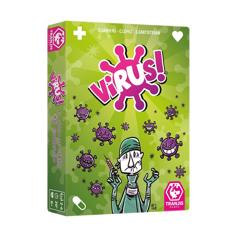 Caja de la edición española de Virus!