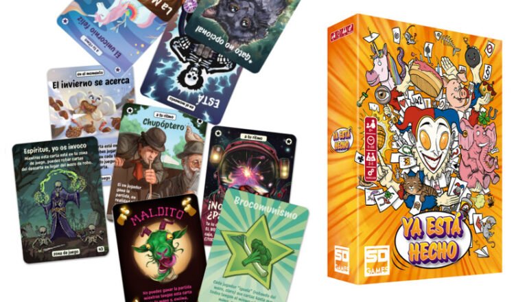 Caja y cartas en castellano de Ya Está Hecho