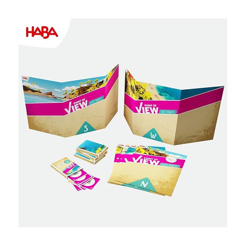 Cuatro mapas plegables y cuatro grupos de cartas de Point of View: Lost Places